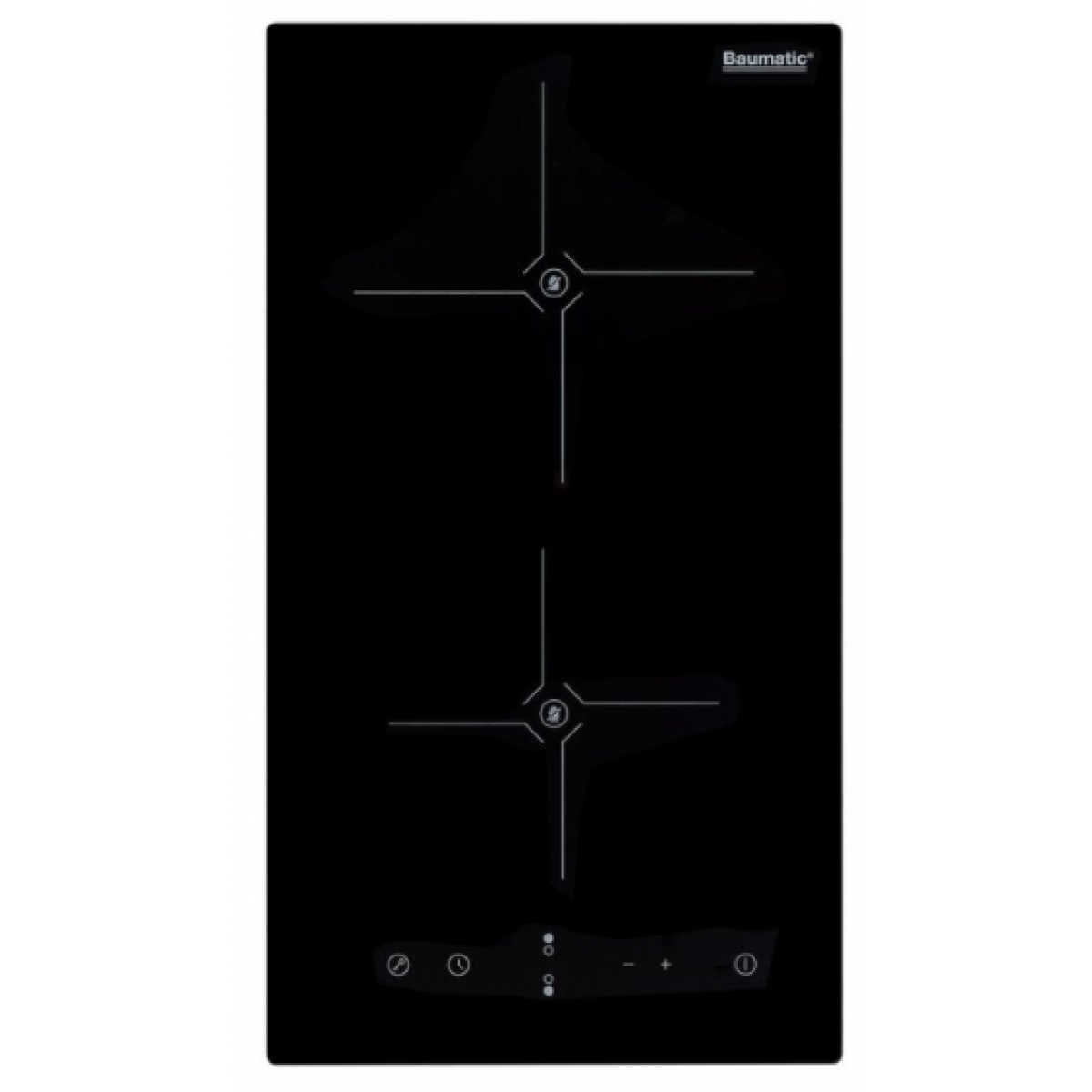 【展銷品】 Baumatic BHC305.2 30厘米 黑魂系列 嵌入式雙頭電陶爐